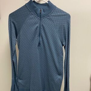 Lululemon Blue Quarter-Zip Pullover